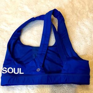lululemon athletica Vibrant Blue Sports Bra